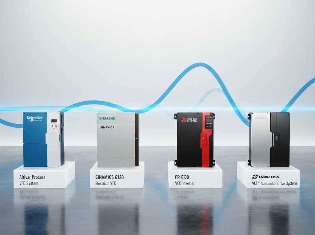 Schneider Siemens Mitsubishi Danfoss Electrical VFD System Suppliers in India